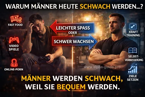 warum männer heute schwach werden - die erklärung